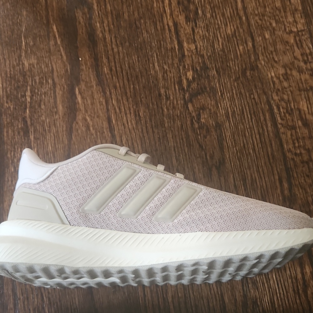Adidas  Wonder Beige White Mesh Running Sneaker Size 8.5 - Picture 5 of 8